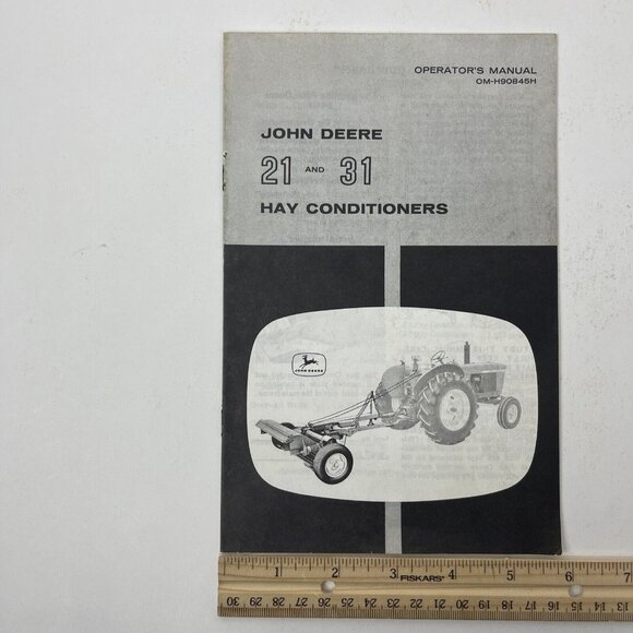 John Deere 21 and 31 Hay Conditioners Operator's Manual OM H90845H - Picture 3 of 11
